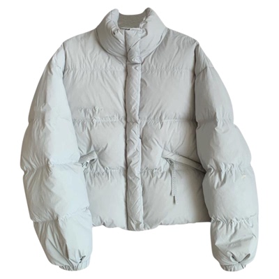 韩版小个子短款立领羽绒服外套女