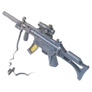 儿童玩具枪塑料枪玩具机关枪背带冲锋枪不可发射电动声音灯光功能