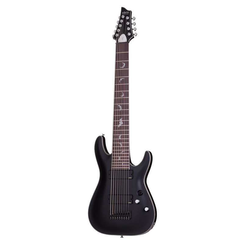 韩产斯科特 Schecter DAMIEN PLATINUM-9弦大蝙蝠穿体金属电吉他