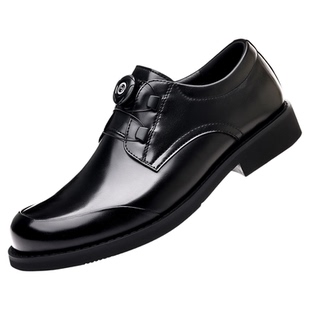 德比鞋男款冬季英伦休闲皮鞋工作爸爸鞋商务防滑大头工装马丁潮鞋