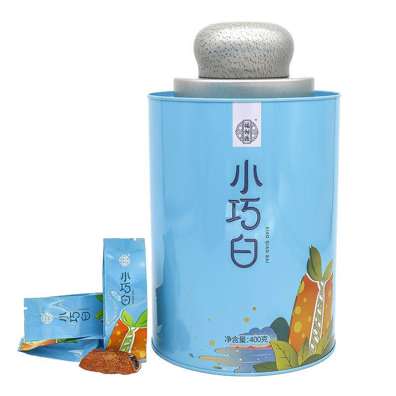 福柑源小巧白400g新会陈皮大红柑小青柑 福鼎白茶寿眉