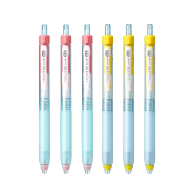 【新品】点石静响控新配色限定静音按动中性笔双珠st头0.5mm速干高颜值ins风学生刷题笔芝士黄0195Z1点石制笔