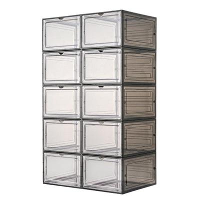 迪迪龙透明鞋盒多层可叠加