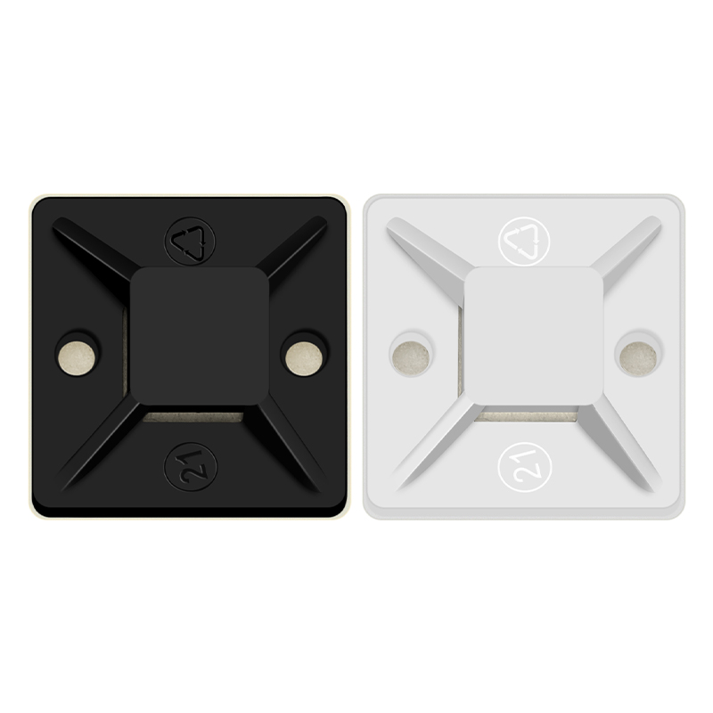 尼龙扎带固定底座自黏式强力黏胶收纳电线套管卡扣免打孔理线器