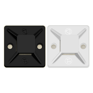 尼龙扎带固定底座自黏式强力黏胶收纳电线套管卡扣免打孔理线器