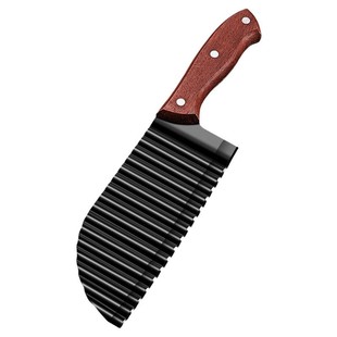 不锈钢狼牙土豆刀波浪形切土豆神器波浪刀花式琅琊波纹刀薯条切条