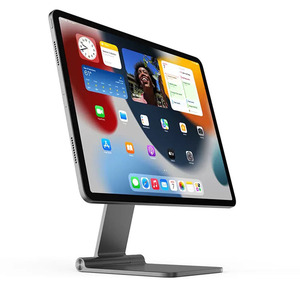 适用ipadPromini6磁吸平板支架金属升降可折叠便携桌面绘图画画