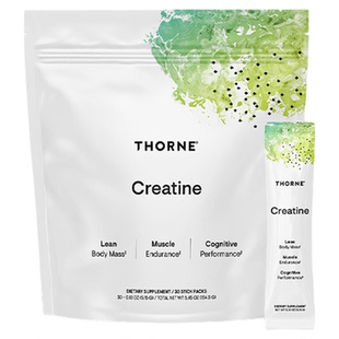 Thorne creatine悦恩美国进口健身补剂水肌酸女性便携袋装SF903P
