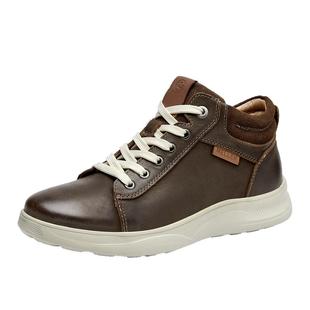 MELLEN名郎男士马丁靴新款英伦风靴子中帮短靴真皮工装靴时尚百搭