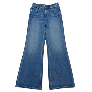 MA高腰复古四面弹喇叭裤修身破洞女士2026年春季显瘦牛仔裤91218