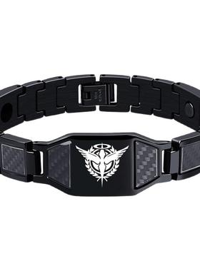 防辐射抗疲劳能量磁石刻字手链