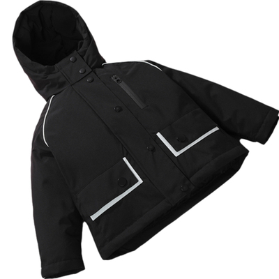 雅鹿冲锋衣儿童羽绒服