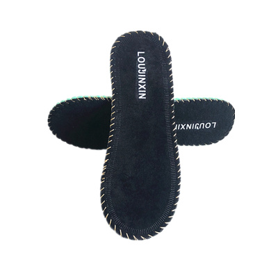 儿童吸汗透气防臭猪皮可贴薄鞋垫