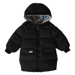 吉姆男童女宝宝儿童羽绒服1岁2小童3婴幼儿0三两一岁半中长款童装