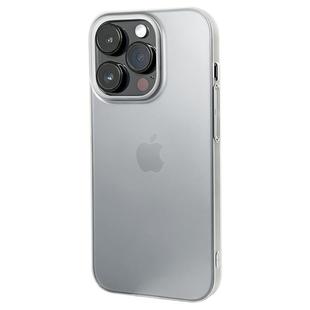 Sanlinba适用苹果iPhone17ProMax/16Pro/15Pro/14手机壳超薄裸感肤感磨砂透明保护套高级感简约全硬壳厚度1mm