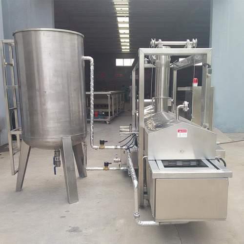 新款薄脆油炸机流水线煎饼果子油炸机连续可调整油炸设备