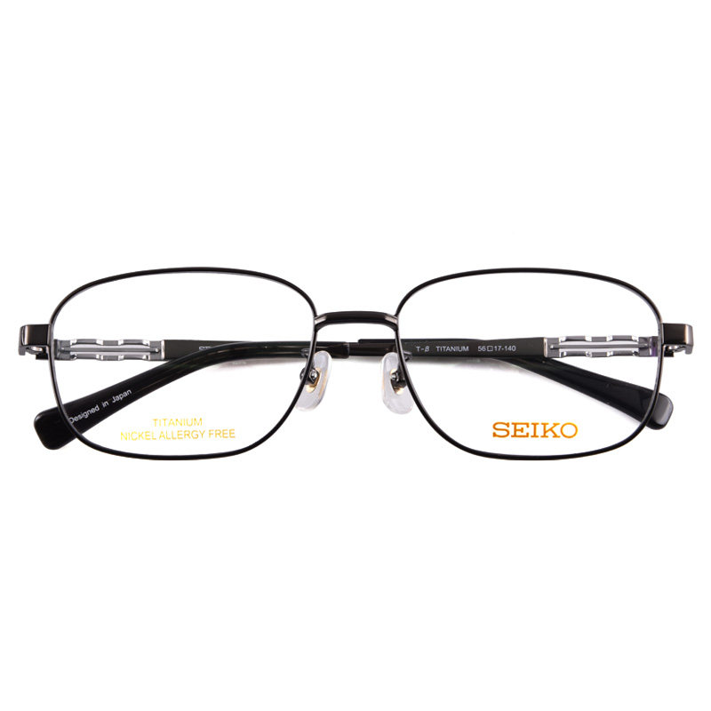 日本seiko精工眼镜架商务大脸
