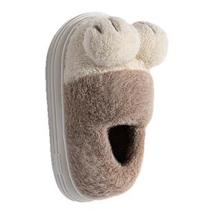 儿童棉拖鞋男孩冬季2025新款包跟女宝宝家居保暖外穿防滑亲子棉鞋