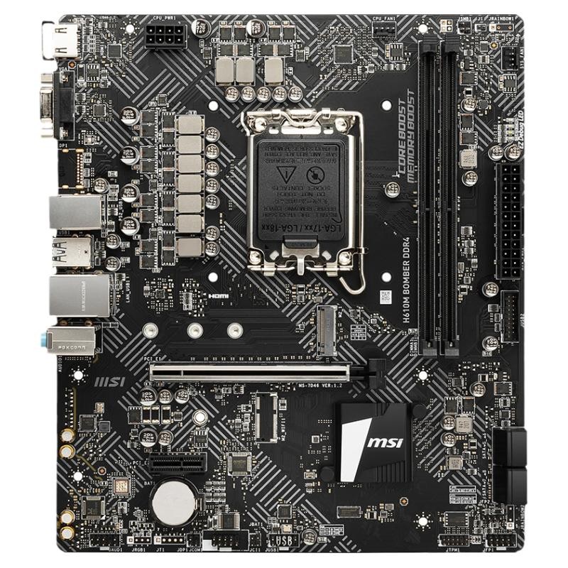 全新盒装 微星 H610M/B智能电脑硬件