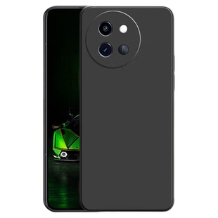 适用vivoY200i手机壳vivo y200T保护套y200GT新款y200硅胶y200i全包y200+防摔磨砂黑色男女手机套后外软壳