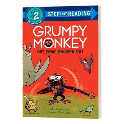 英文原版 Grumpy Monkey Get Your Grumps Out 把你的坏脾气发泄出来 Step into Reading 2 英文版 进口英语原版书籍