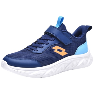 LOTTO乐途儿童鞋2025新款秋冬加绒皮面运动鞋男童女童中大童鞋子