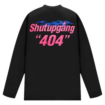 404MOB纯棉百搭长袖长袖T恤