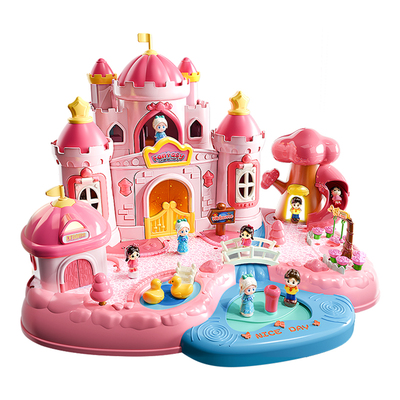 新款艾莎公主磁力城堡玩具礼盒