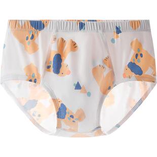 YEEHOO/英氏儿童内裤男童中大童短裤A类莫代尔抑菌三角裤春夏新款