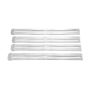 适用于小鹏X9增程款座椅轨道不锈钢饰条改装用品内饰滑轨保护亮条