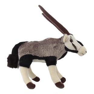 荒漠系列国家地理毛绒玩具6寸野兔斑鬣狗刺猬耳廓狐剑羚蹄兔玩偶