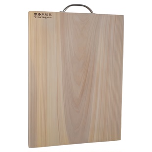 泰兴银杏木砧板整木白果树切菜板防霉抗菌家用长方形加厚实木案板