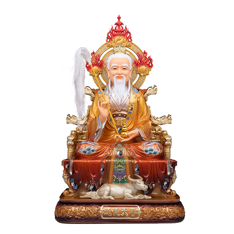 三清道祖神像树脂太上老君道德天尊灵宝天尊元始天尊家用供奉摆件