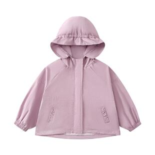 植木女童外套2026春新款中大童户外防风连帽上衣儿童外套童装