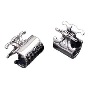 S925纯银小号侧边刘海夹子头饰复古个性高级感抓夹百搭发夹发饰