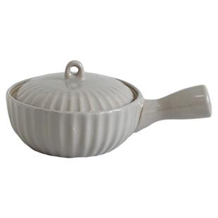 KEEPIN® 带盖沙拉碗陶瓷燕窝蒸蛋专用可爱复古小汤碗ins风单柄碗