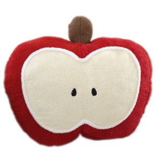 可爱毛绒苹果抱枕午休枕家居沙发靠枕床头靠垫汽车办公室枕头礼物