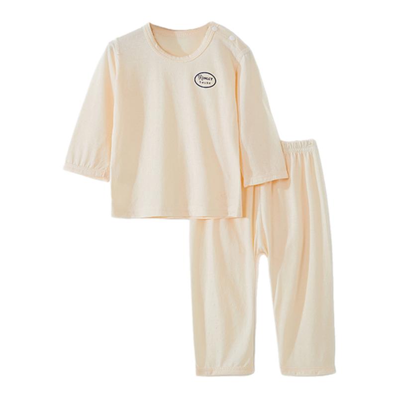 春夏薄款婴儿内衣分体睡衣空调服