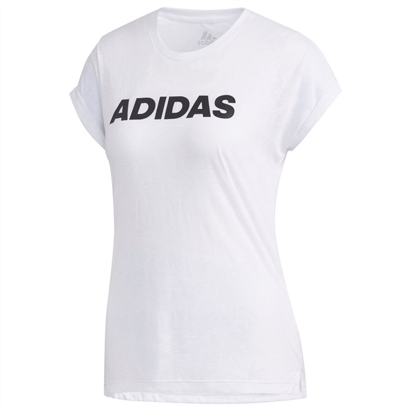 Adidas/阿迪达斯正品女子时尚休闲舒适健身透气圆领运动T恤EK4713