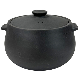 四川雅安荥经黑砂锅炖锅家用燃气陶土沙锅无釉传统瓦罐煤气灶专用
