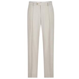 柏品羊毛直筒中高腰西裤男士明裤线商务休闲通勤百搭易打理长裤子