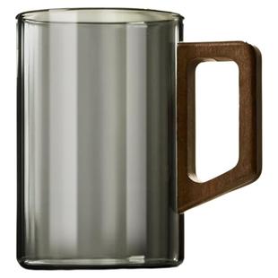 捷安玺泡茶杯子高颜值水杯高硼硅玻璃杯带把手男家用耐高温绿茶杯