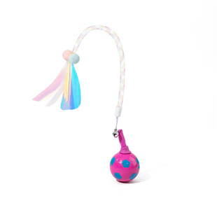 afp电动猫玩具蜻蜓尾巴足球逗猫棒趣味解闷消耗精力猫咪宠物用品