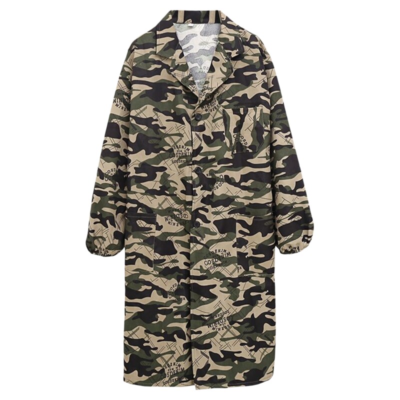 工作服男装大褂迷彩劳保服外套长袖款搬运耐磨汽修耐脏蓝厂服罩衣