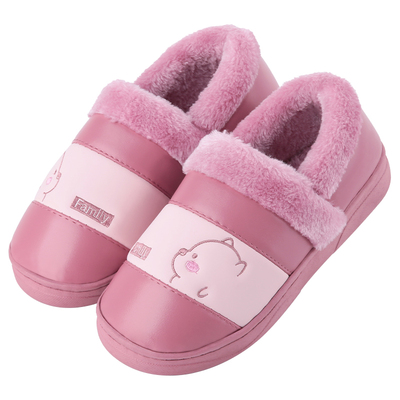 包跟冬季厚底保暖家用拖鞋