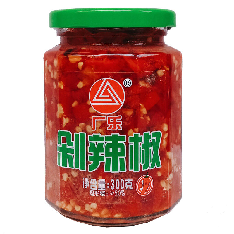 广乐剁辣椒300g*3瓶剁椒鱼头