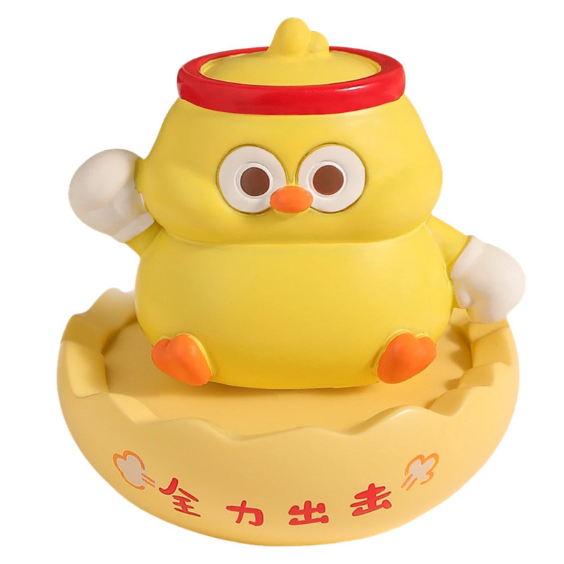 动物可旋转摆件公仔桌面装饰品