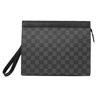 Cnoles Katbee牛皮男士手拿包信封包欧美时尚商务手抓包休闲男包