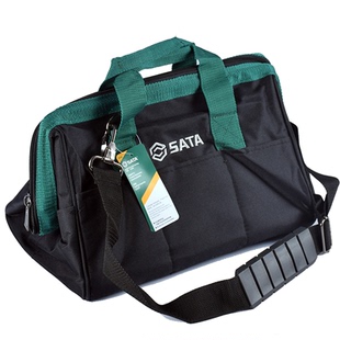 世达工具包维修电工工具包双层帆布挎包大号多功能尼龙加厚单肩包