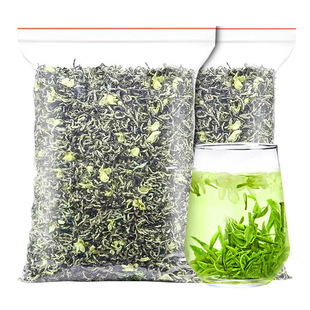 【热销】茉莉花茶飘雪白毫毛尖茉莉绿茶口粮新茶叶散装正宗浓香型